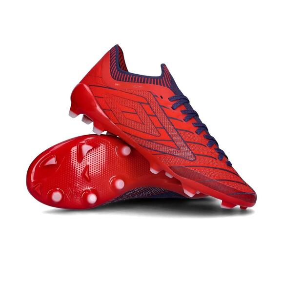 NWB Umbro Velocita Elixir Pro FG Soccer Cleat Football Boots Red Mens Size 11 - Picture 1 of 15